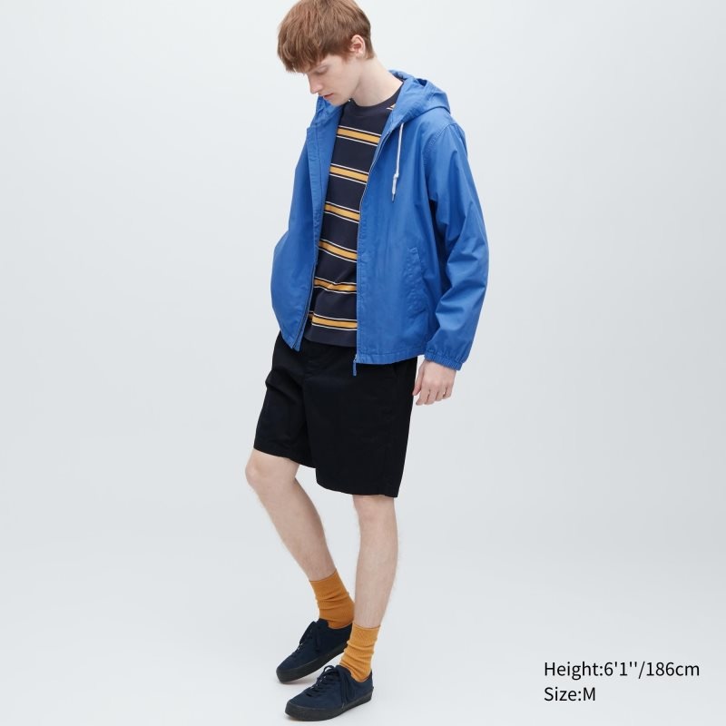 Uniqlo Cotton Parka Heren Blauw | 1415147