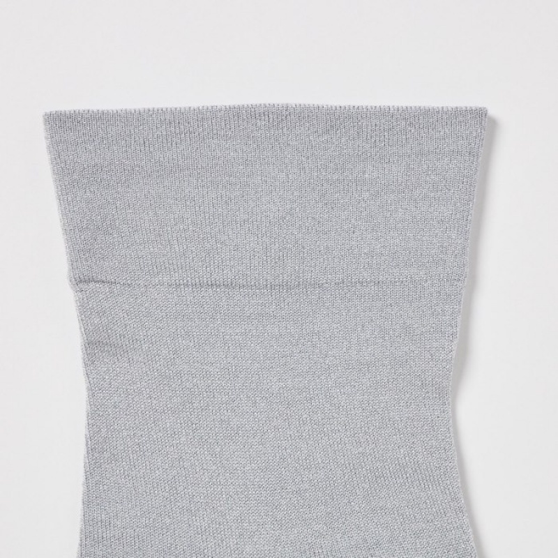Uniqlo Crew Glitter (3 Pairs) Sokken Dames Grijs | 398167