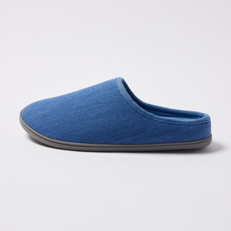 Uniqlo Denim Like Room Rubber Sole Pantoffels Heren Donkerblauw | 2780993