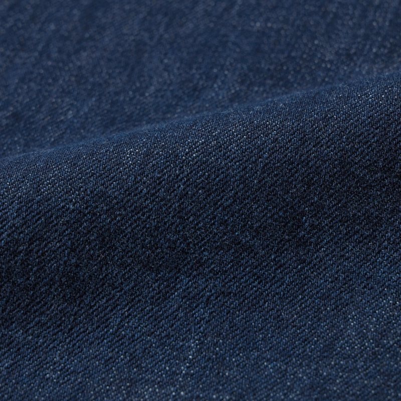 Uniqlo Denim Utility Long-sleeve Overshirt Overhemd Heren Blauw | 858987
