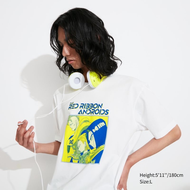 Uniqlo Dragon Ball Ut Short-sleeve Graphic T-shirts Heren Wit | 3737925