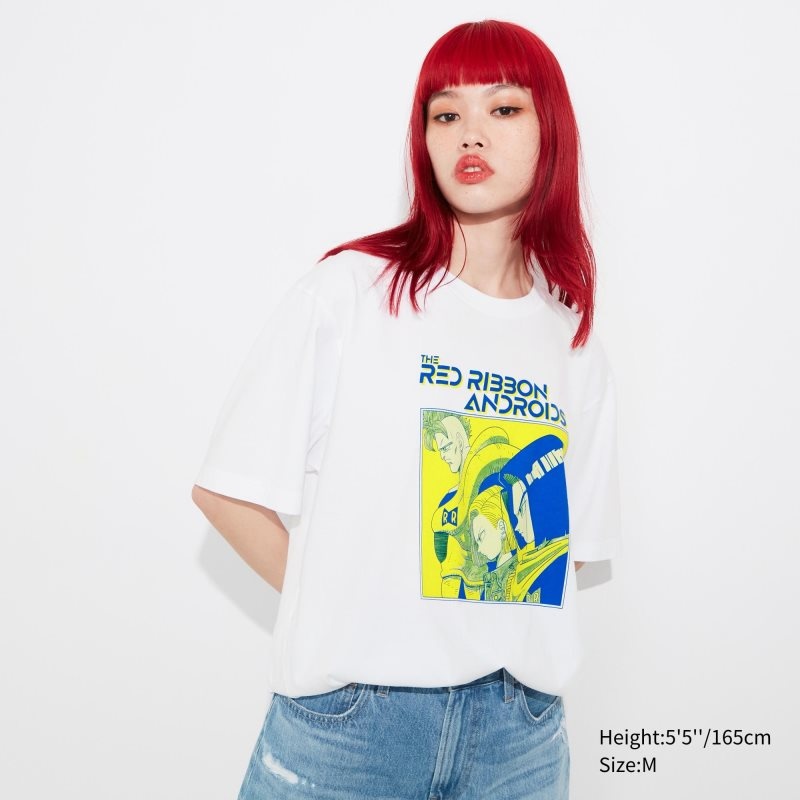 Uniqlo Dragon Ball Ut Short-sleeve Graphic T-shirts Heren Wit | 3737925