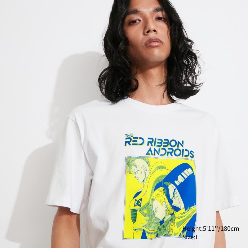 Uniqlo Dragon Ball Ut Short-sleeve Graphic T-shirts Heren Wit | 3737925