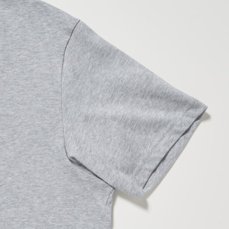 Uniqlo Dry Color Crew Neck Short-Sleeve T-shirts Dames Paars | 3635931