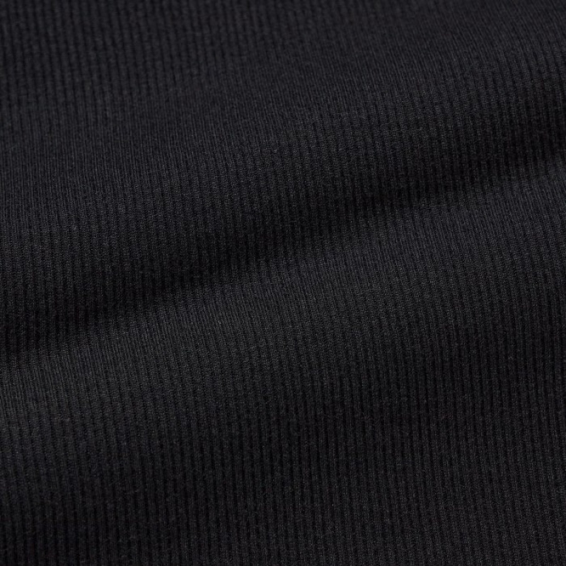 Uniqlo Dry Color Ribbed Tanktop Dames Donkerblauw | 8087265
