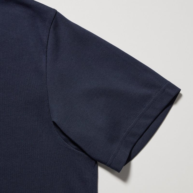 Uniqlo Dry Color V-Neck Short-Sleeve T-shirts Heren Grijs | 3637958
