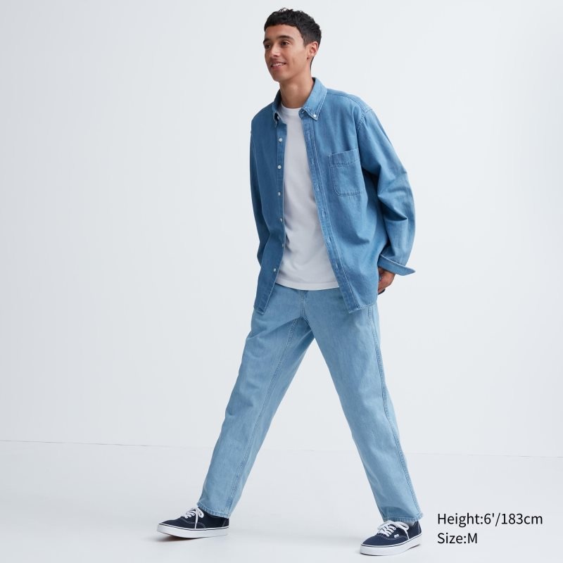 Uniqlo Dry Crew Neck Short-sleeve Color T-shirts Heren Wit | 1960077