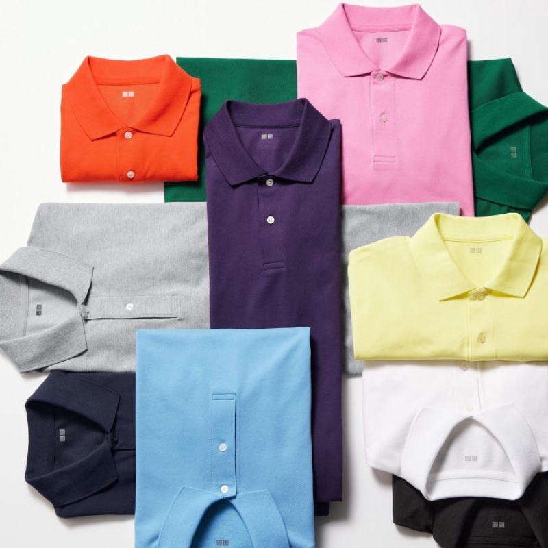Uniqlo Dry Pique Poloshirt Dames Grijs | 3008385