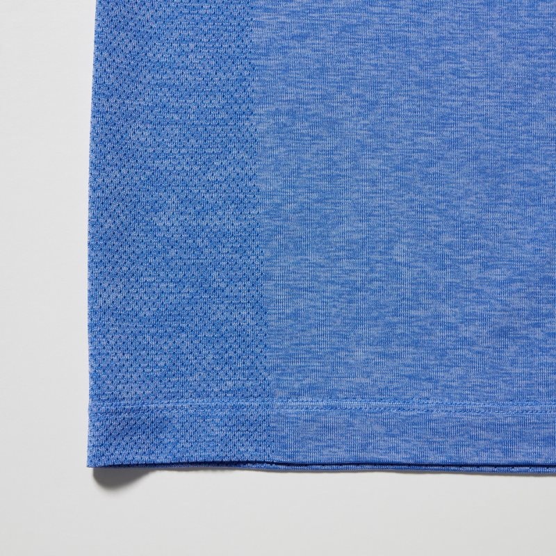 Uniqlo Dry-ex Crew Neck Short-sleeve T-shirts Heren Blauw | 5264402