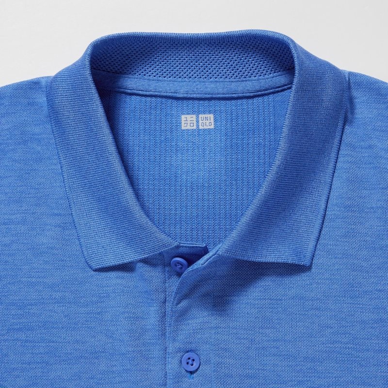Uniqlo Dry-ex Poloshirt Heren Blauw | 7898890