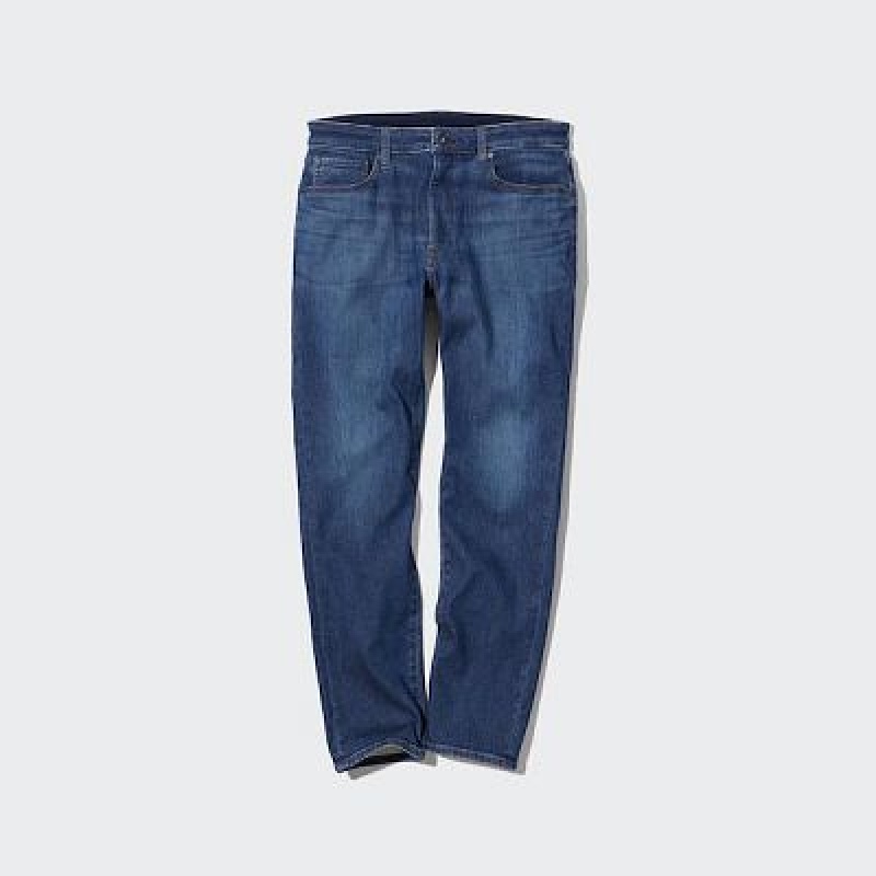 Uniqlo EZY Ultra Stretch Jeans Dames Blauw | 9382029