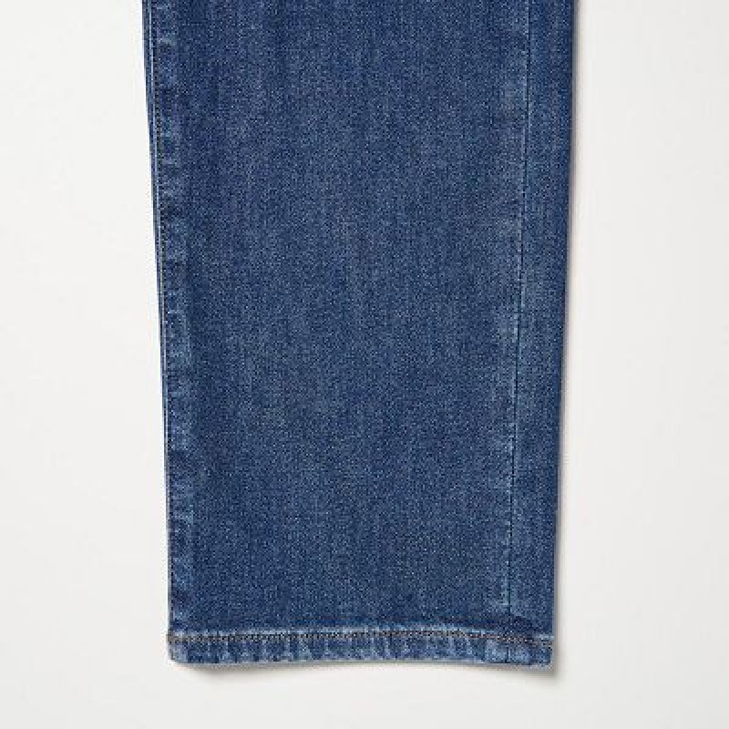 Uniqlo EZY Ultra Stretch Jeans Dames Blauw | 9382029