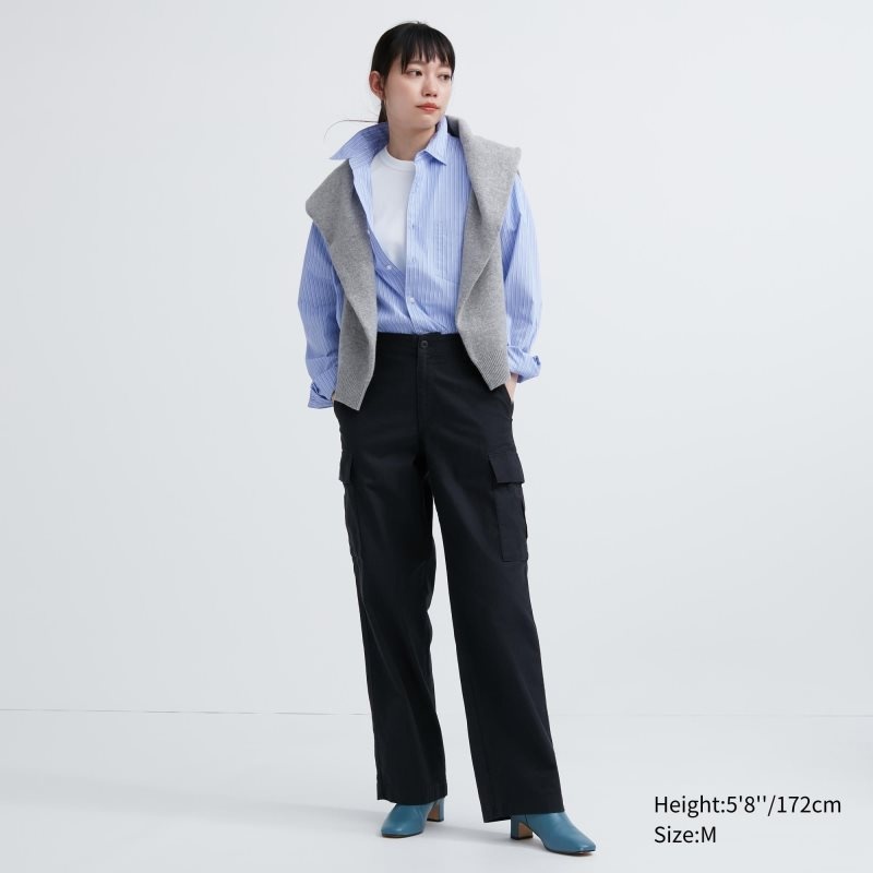 Uniqlo Extra Fine Cotton Broadcloth Striped Long-sleeve Overhemd Heren Blauw | 5781818