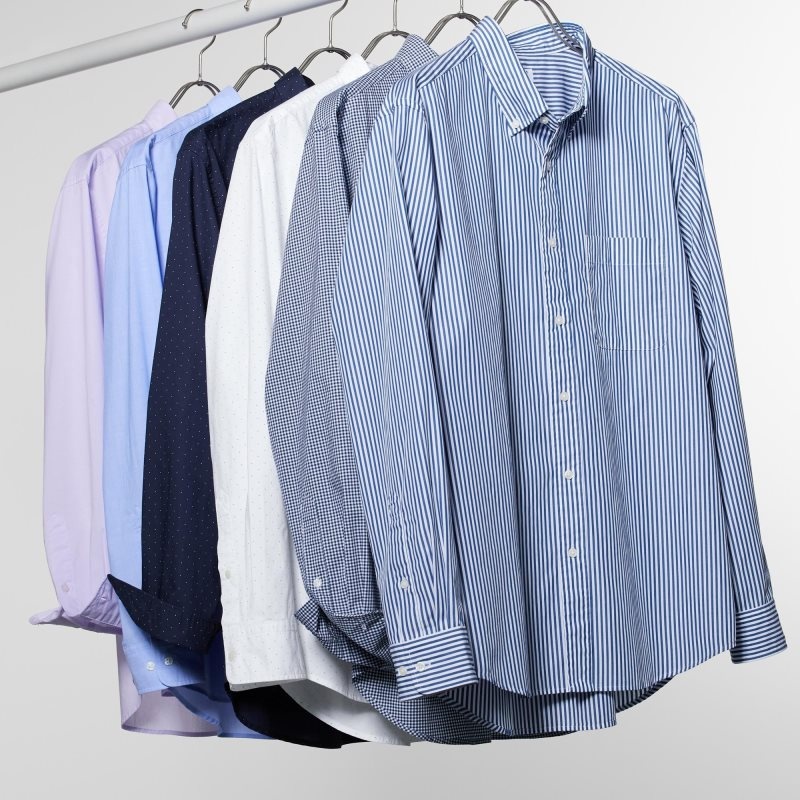 Uniqlo Extra Fine Cotton Broadcloth Striped Long-sleeve Overhemd Heren Bruin | 2844733