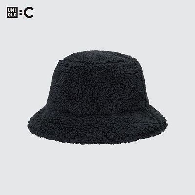 Uniqlo Faux Shearling Adjustable Hoeden Dames Zwart | 2682422