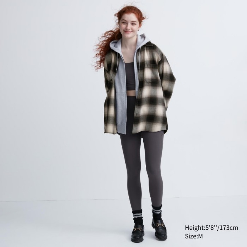 Uniqlo Flannel Checked Casual Overhemd Dames Rood | 6173963