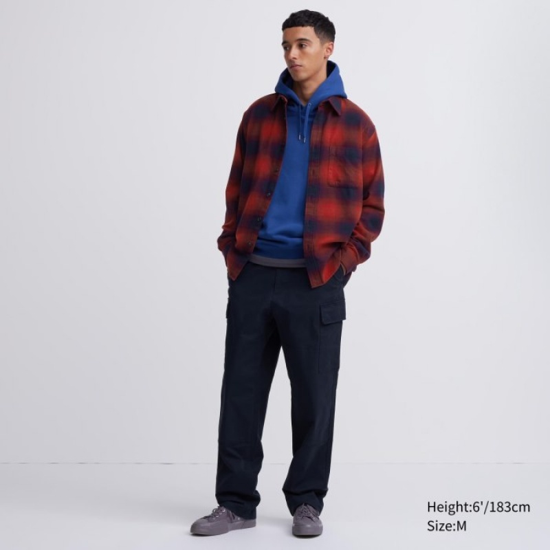 Uniqlo Flannel Checked Casual Overhemd Dames Rood | 6173963