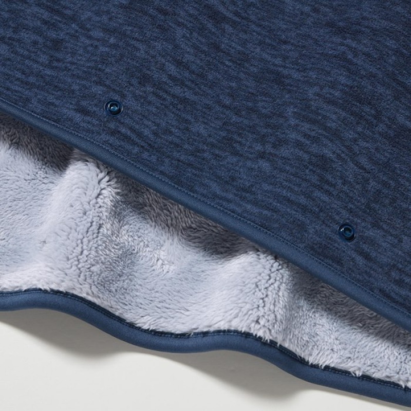 Uniqlo Fleece Reversible Deken Dames Blauw | 6402188