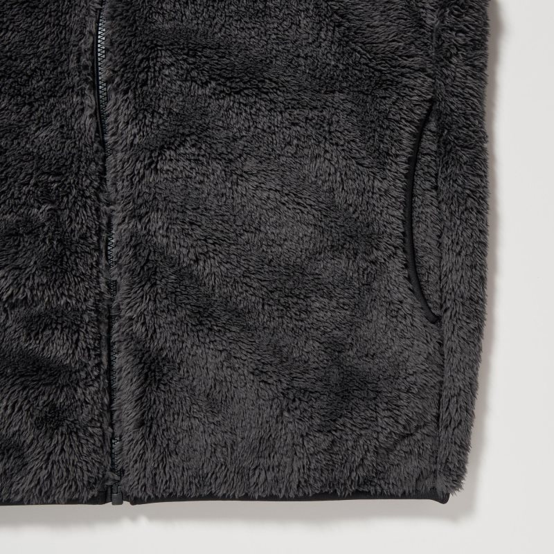 Uniqlo Fluffy Yarn Fleece Full-Zip Jassen Heren Donkerblauw | 24893