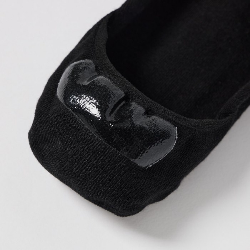 Uniqlo Footsies 3 Pack Low Cut Sokken Dames Zwart | 6432042