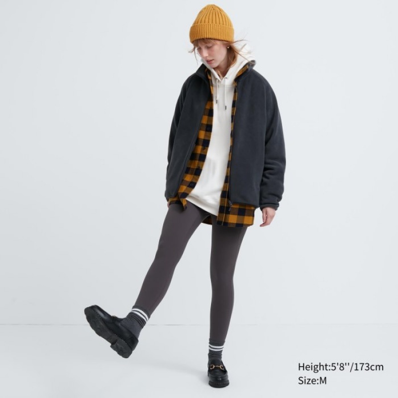 Uniqlo Full-Zip Vlies Dames Rood | 4549304