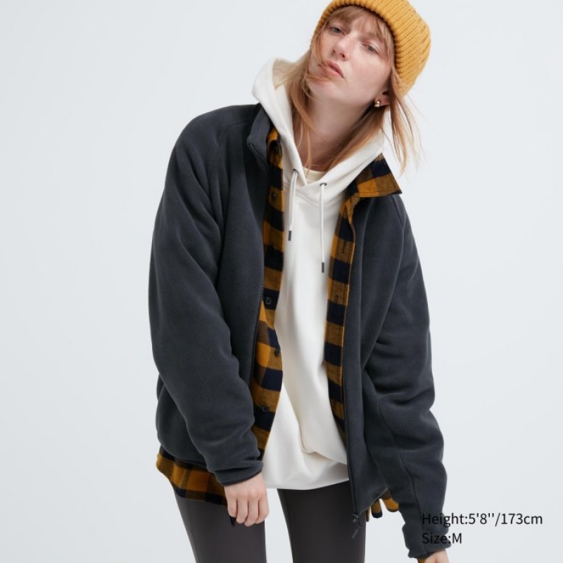 Uniqlo Full-Zip Vlies Dames Rood | 4549304