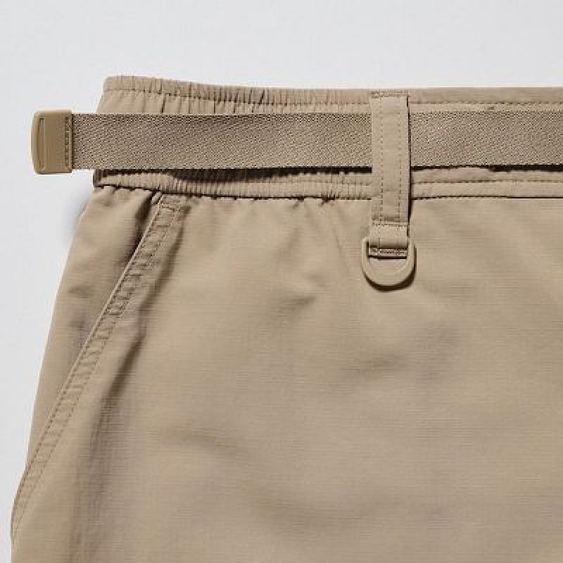 Uniqlo Geared Korte Broek Dames Beige | 6555426