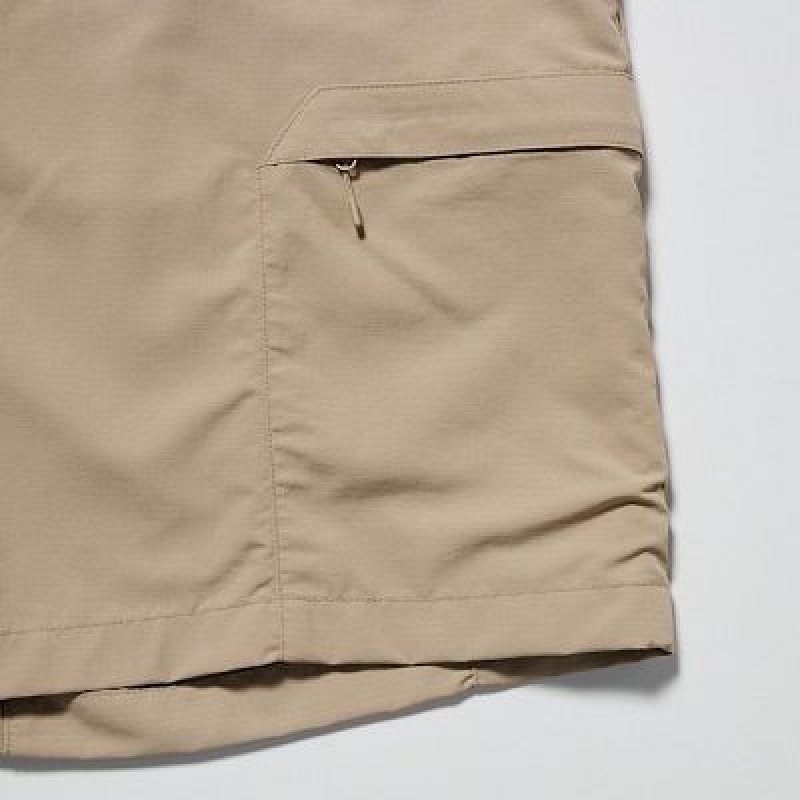 Uniqlo Geared Korte Broek Dames Beige | 6555426
