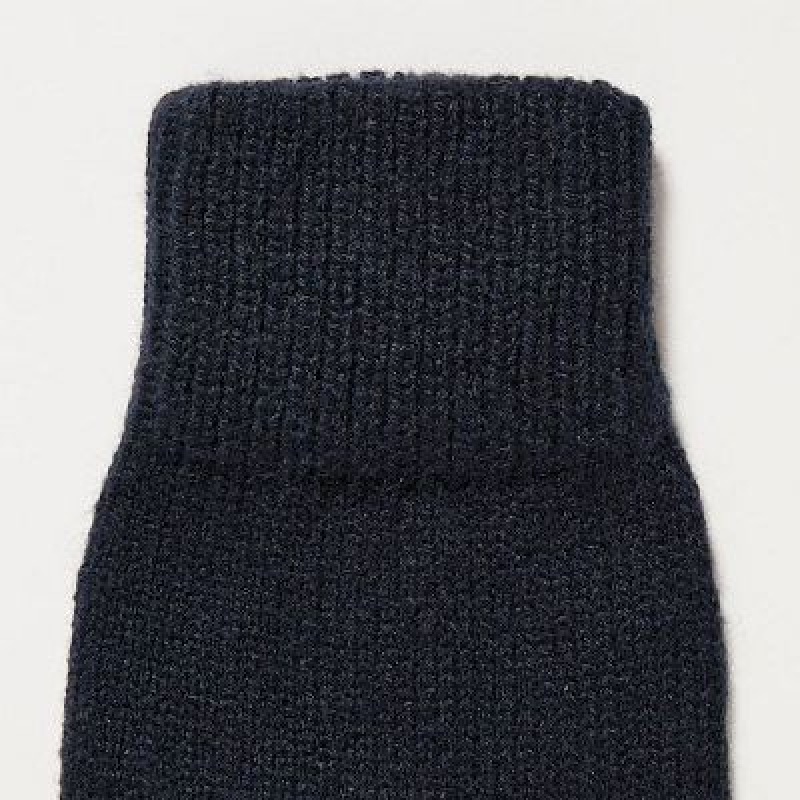 Uniqlo HEATTECH Handschoenen Dames Donkerblauw | 2793081