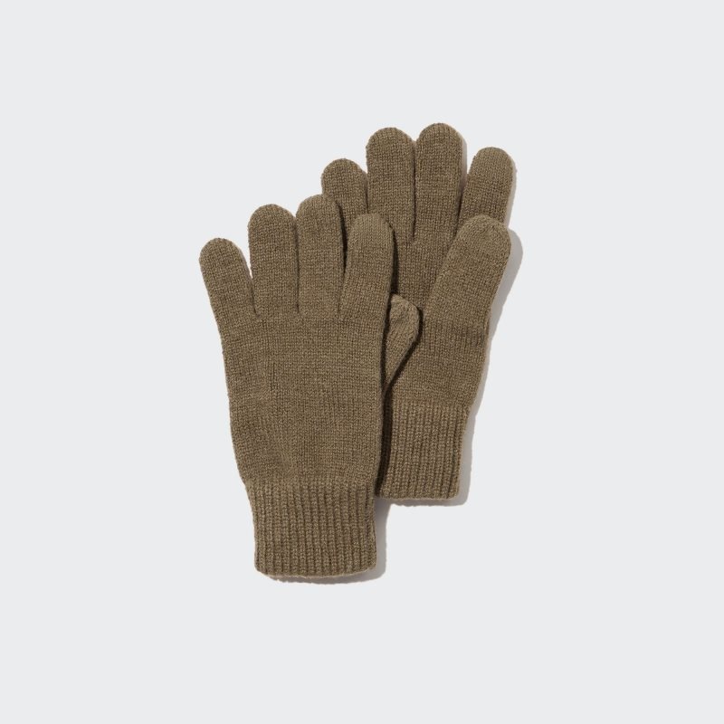 Uniqlo HEATTECH Handschoenen Heren Bruin | 5468060
