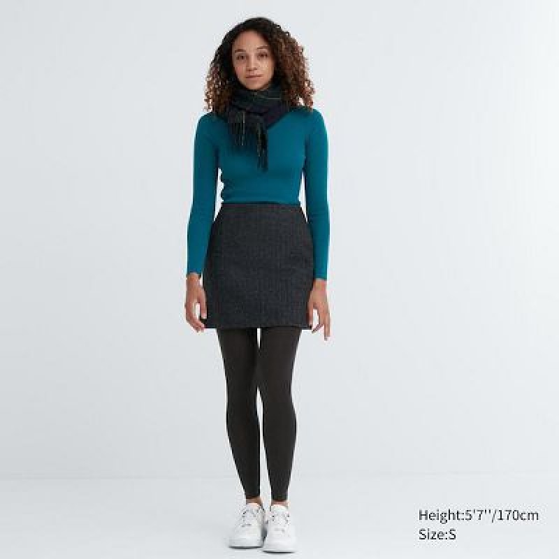 Uniqlo HEATTECH Leggings Dames Grijs | 4744958