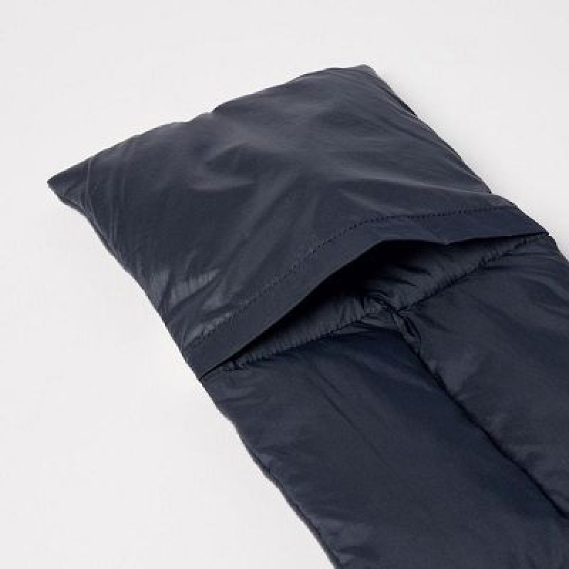 Uniqlo HEATTECH Lined Padded Sjaals Dames Donkerblauw | 3584865