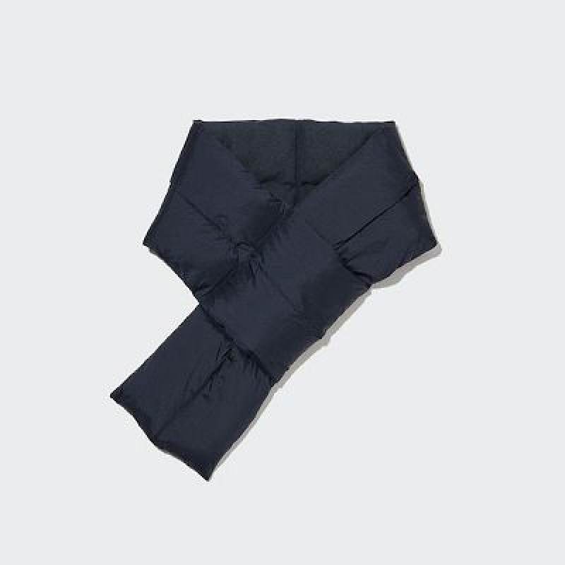 Uniqlo HEATTECH Lined Padded Sjaals Dames Donkerblauw | 3584865
