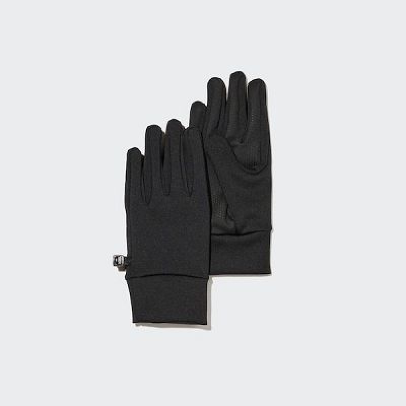 Uniqlo HEATTECH Lined Stretch Handschoenen Dames Zwart | 8067188