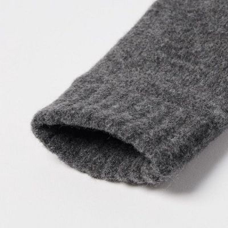 Uniqlo HEATTECH Lining Souffle Yarn Mittens Handschoenen Dames Grijs | 6085302