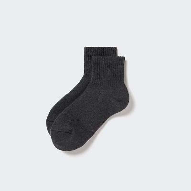 Uniqlo HEATTECH Pile Half Sokken Dames Grijs | 6718337