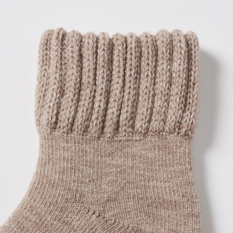Uniqlo HEATTECH Pile Sokken Dames Rood | 9828428