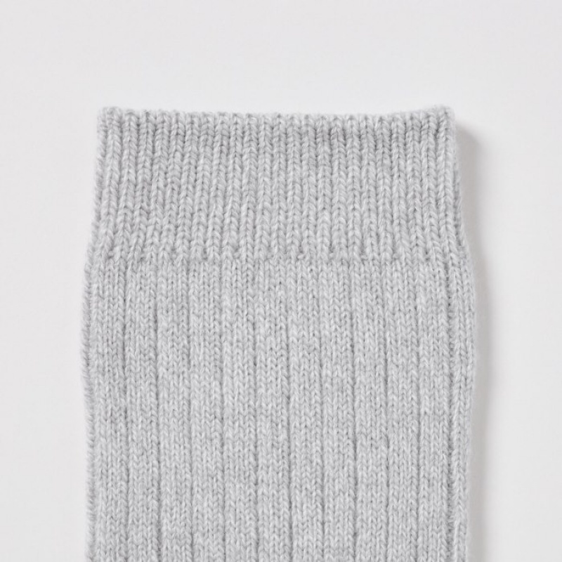 Uniqlo HEATTECH Ribbed Sokken Dames Rood | 7092732