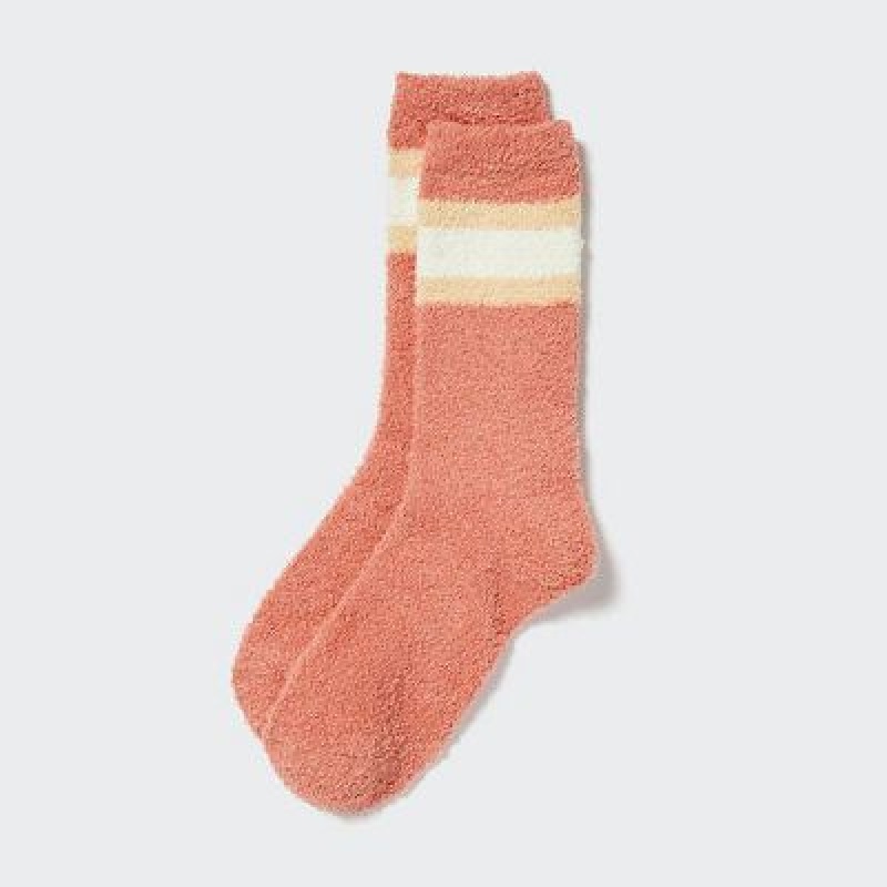 Uniqlo HEATTECH Soft Fluffy Sokken Dames Oranje | 4646025