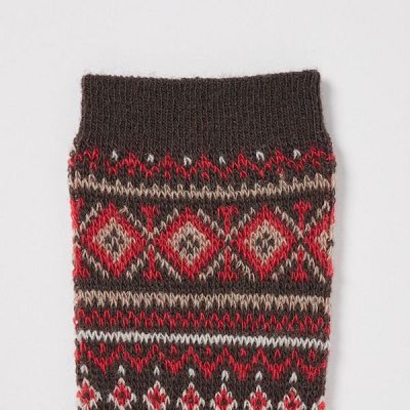 Uniqlo HEATTECH Sokken Dames Bruin | 5780872