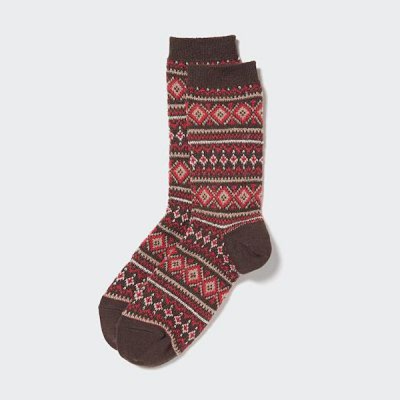Uniqlo HEATTECH Sokken Dames Bruin | 5780872