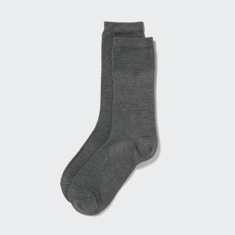 Uniqlo HEATTECH Sokken Dames Grijs | 6084776
