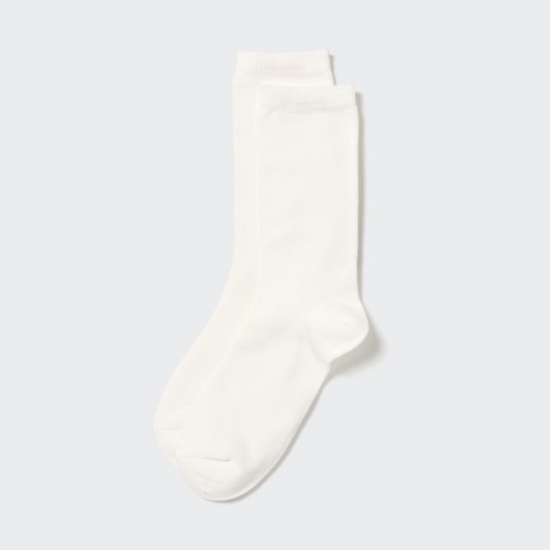 Uniqlo HEATTECH Sokken Dames Wit | 811877