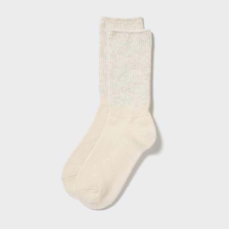 Uniqlo HEATTECH Souffle Sokken Dames Wit | 7262938