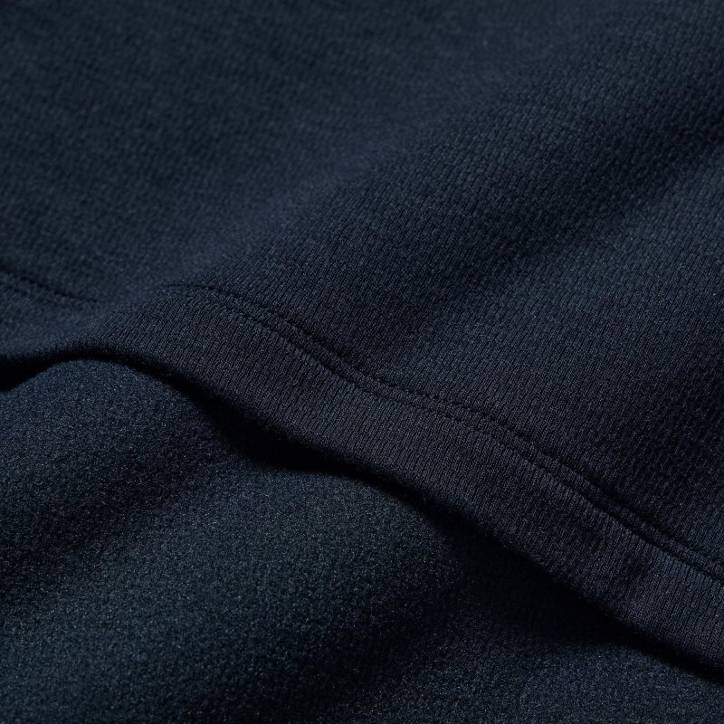 Uniqlo HEATTECH Ultra Warm Crew Neck Long-Sleeve T-shirts Heren Donkerblauw | 2404801