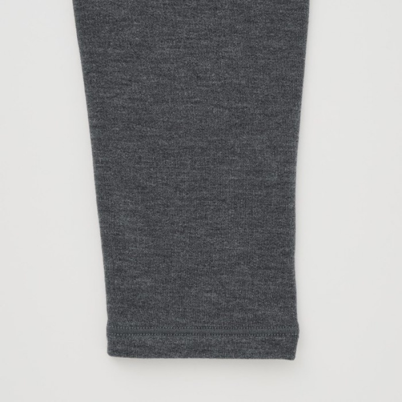 Uniqlo HEATTECH Ultra Warm Leggings Dames Grijs | 5674062