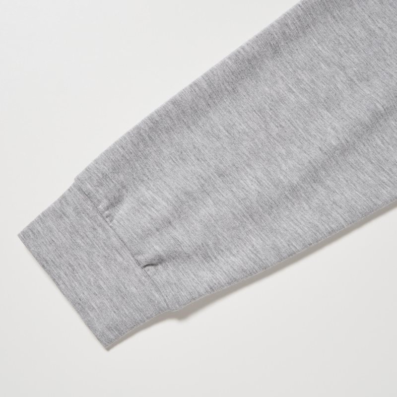 Uniqlo Heattech Cotton Crew Neck Extra Warm T-shirts Heren Grijs | 2517605