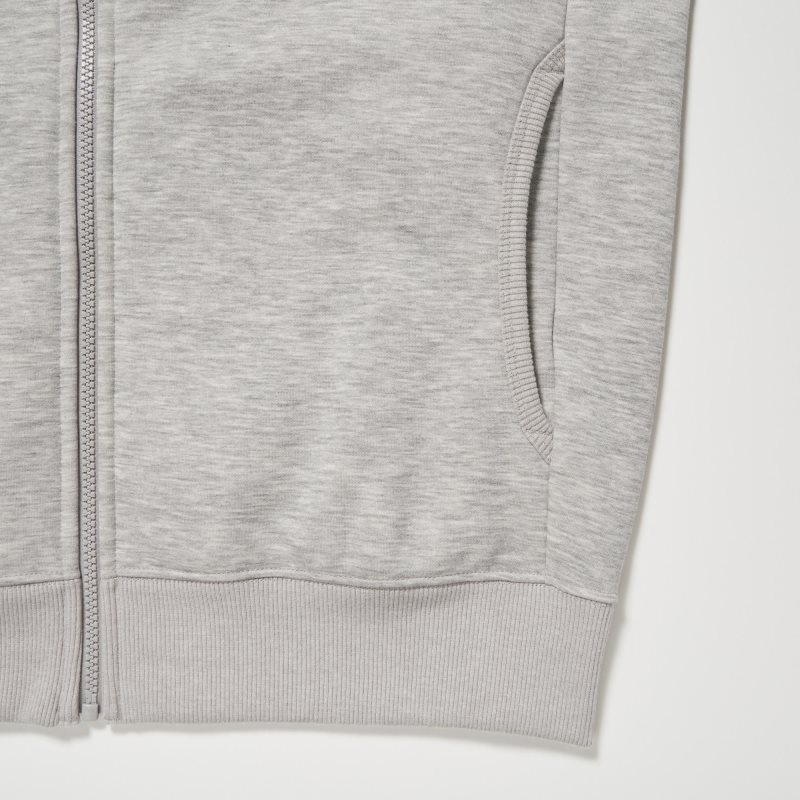 Uniqlo Heattech Pile Lined Sweat Full-zip Hoodie Heren Blauw | 5862879