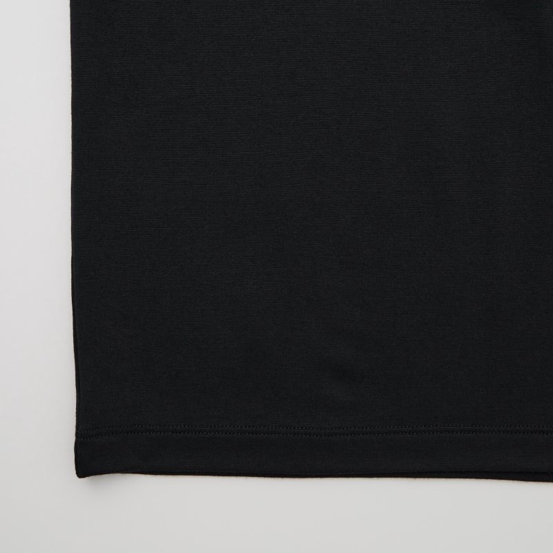 Uniqlo Heattech Short Sleeve T-shirts Heren Zwart | 3705212