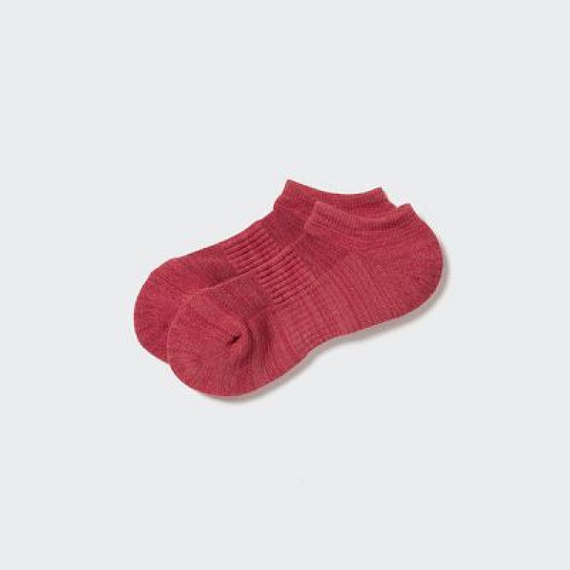 Uniqlo Heattech Short Sokken Dames Rood | 6789558